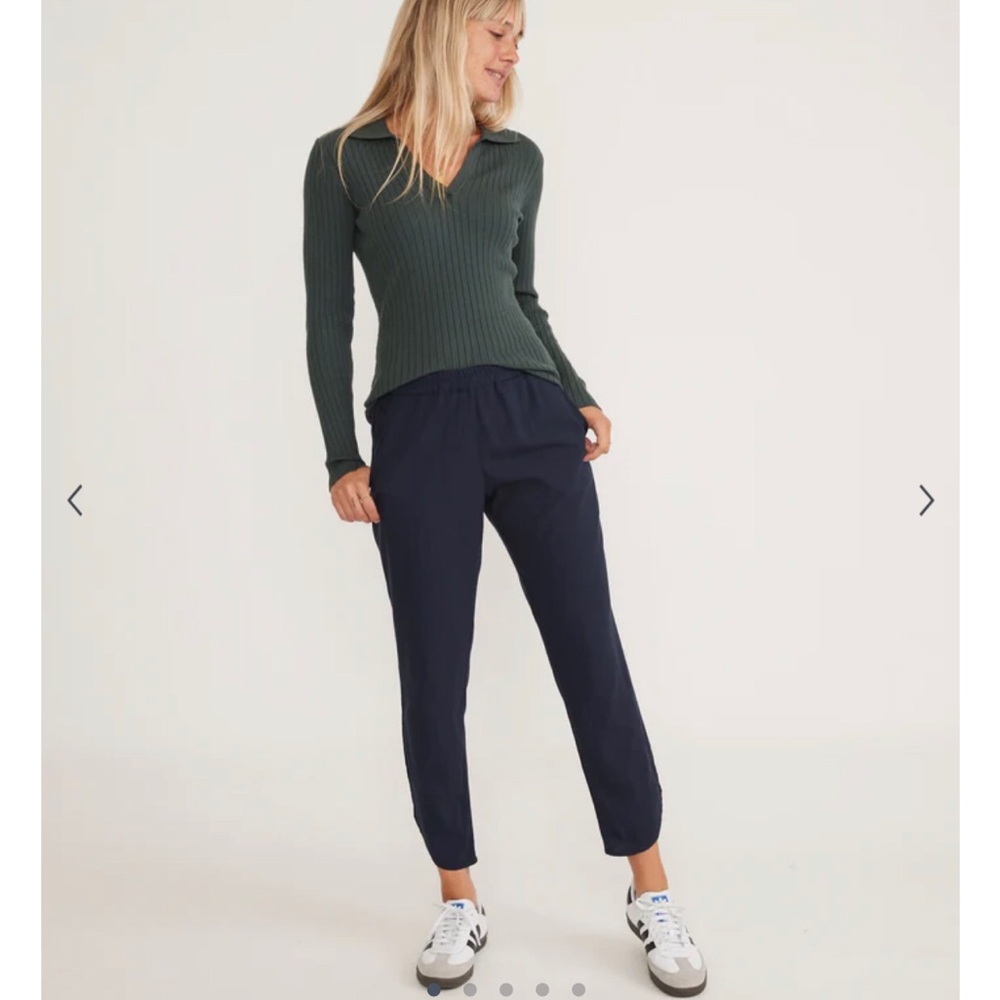 Marine Layer Allison Pants Navy Blue